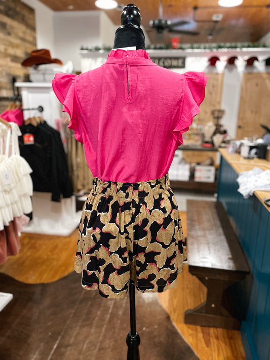 Shorts caribeños para atar la cintura