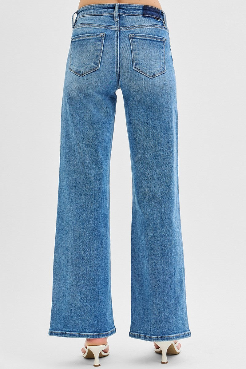 Haley Low Rise Wide Leg Denim