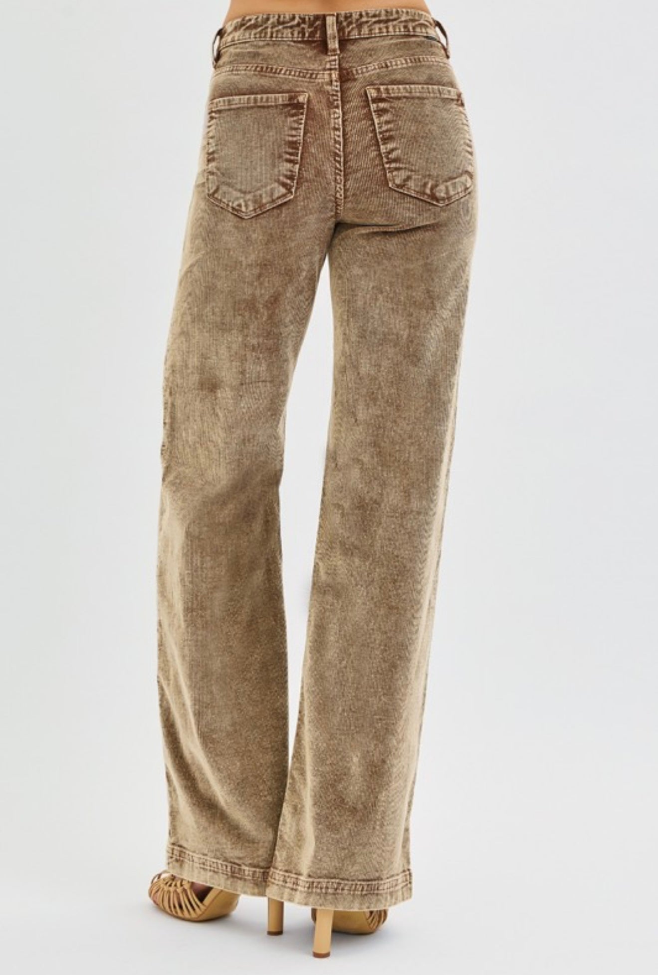 Mocha Corduroy Wide Leg