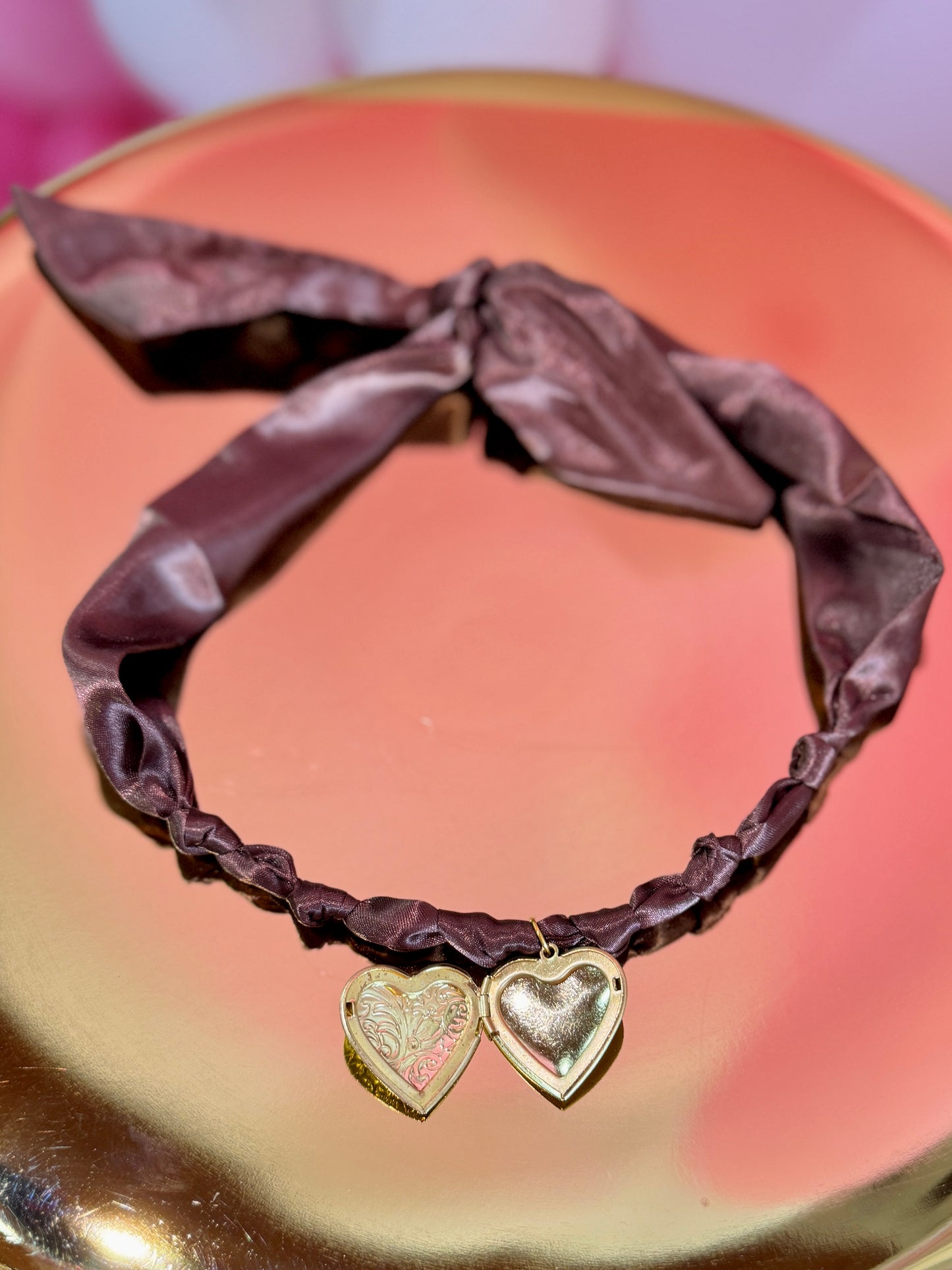 Coco Gold Heart Twilly