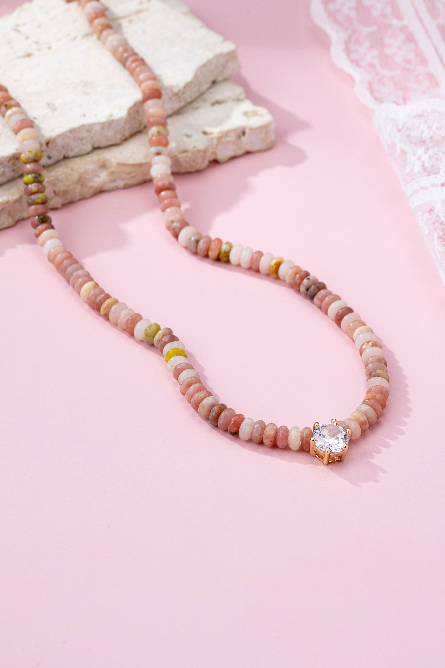 Natural Semi Precious Stone Necklace