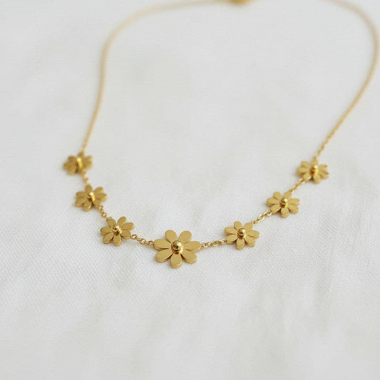 Daisy Flower Necklace