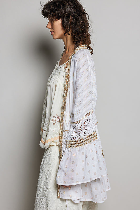 Ivory Kimono Cover / Dress