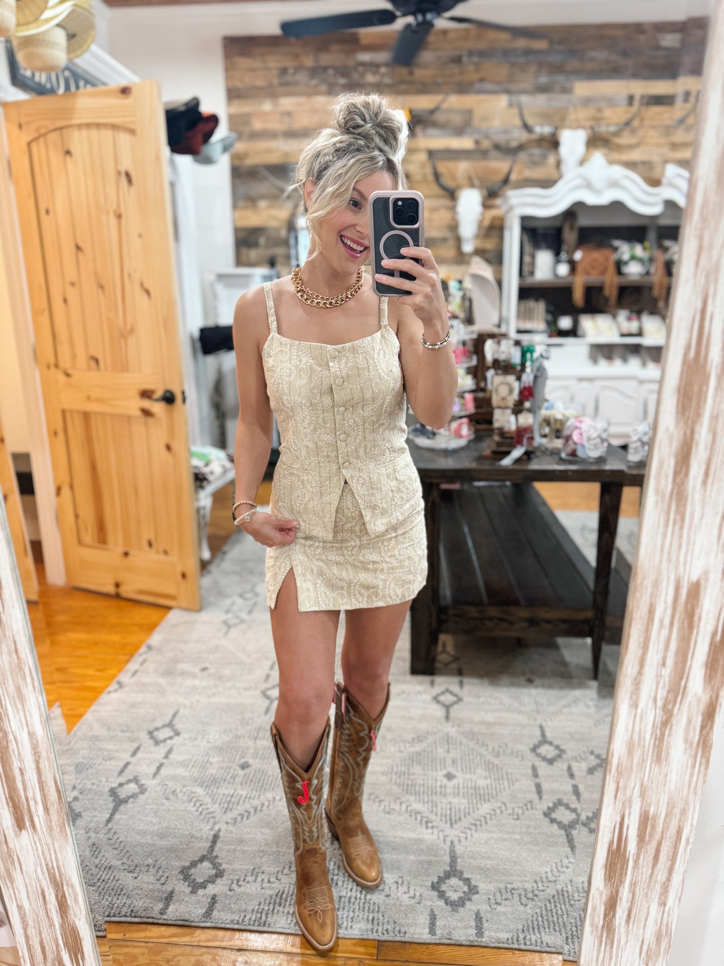 Bone Stitch Top