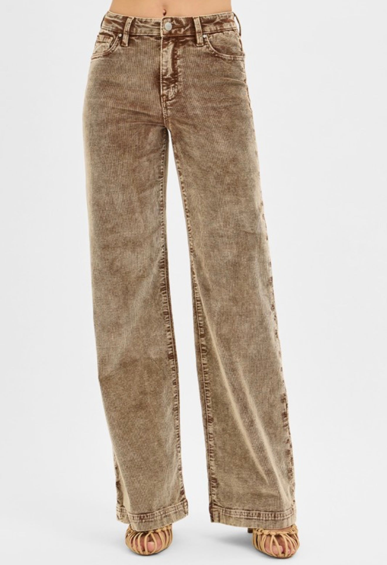 Mocha Corduroy Wide Leg