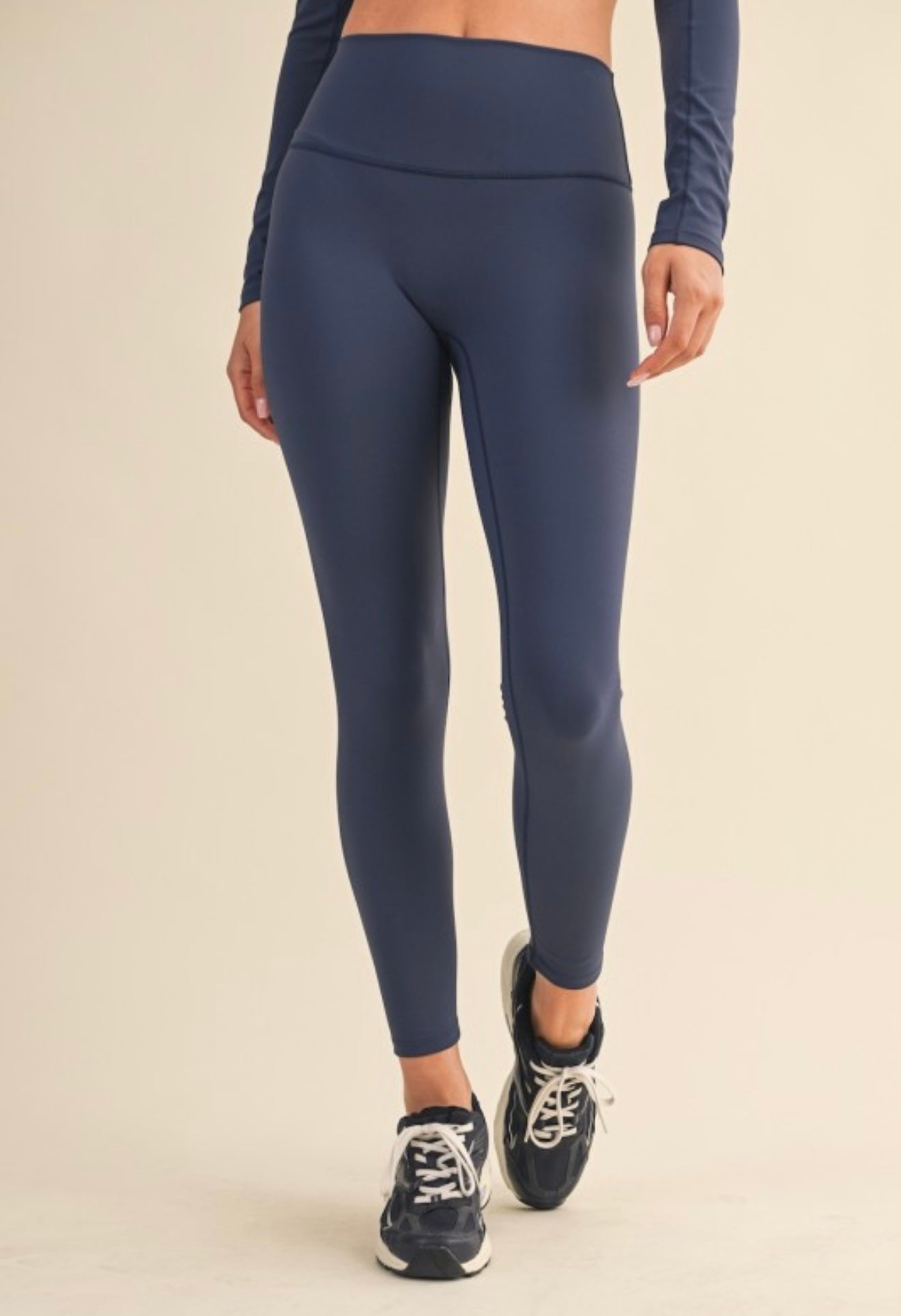 Navy High Rise Performance Leggings