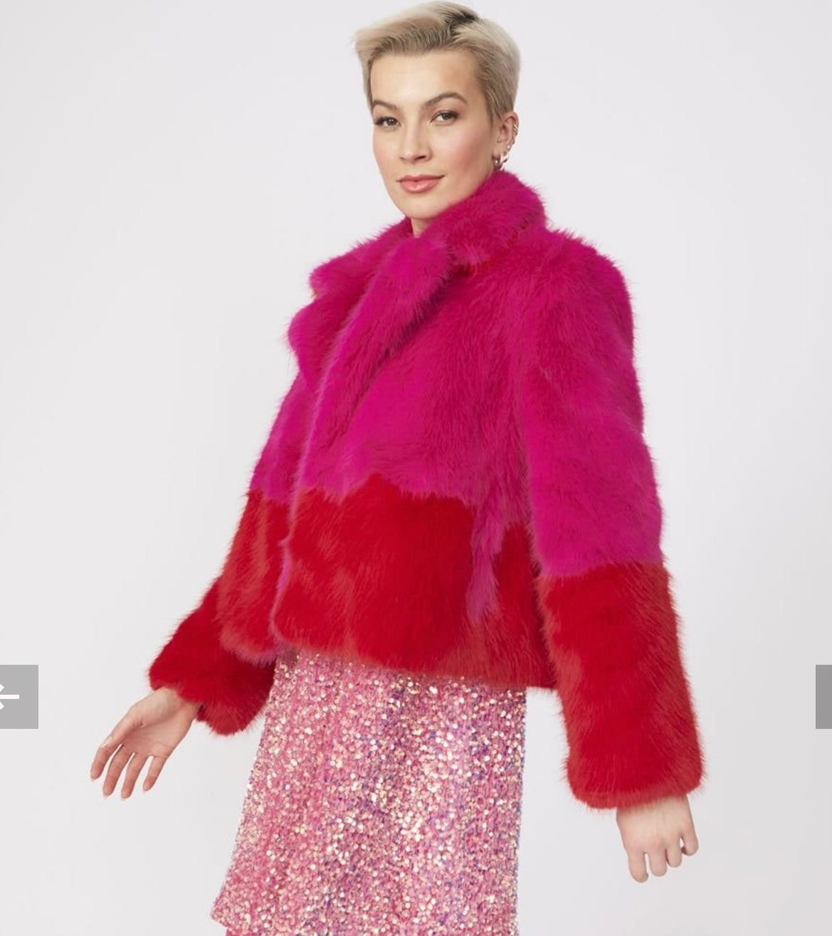 Rich In Love 2 Tone Fur Jacket