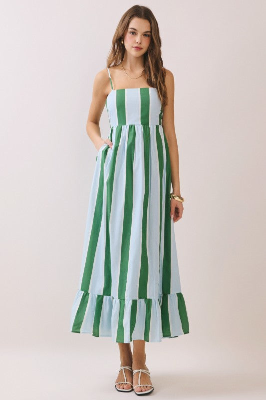 Kelly Stripe Maxi Dress