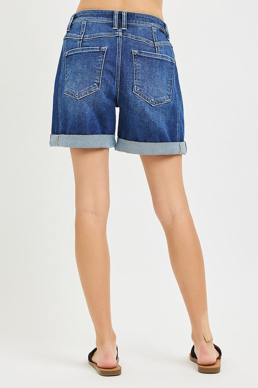 Darian Dark Wash Denim Shorts