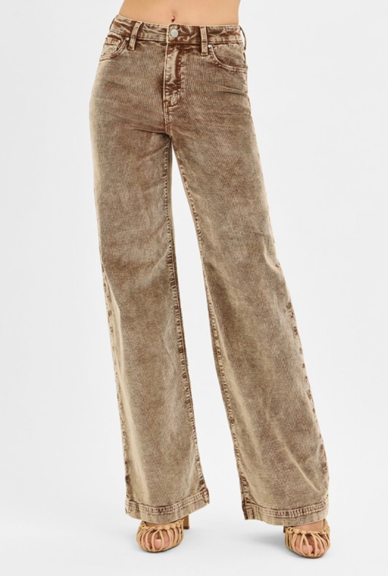 Mocha Corduroy Wide Leg
