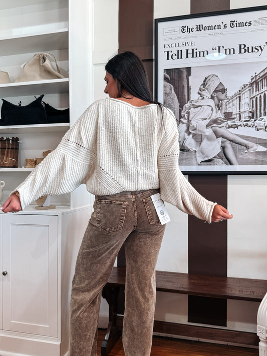 Nantucket Boatneck Sweater