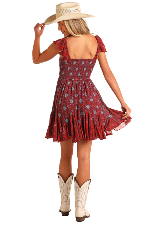 Floral Smocked Dress