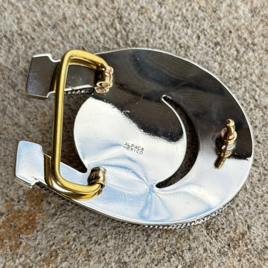 Horseshoe Buckle Turquoise Stones