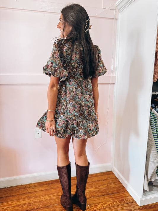 Vintage Autumn Dress