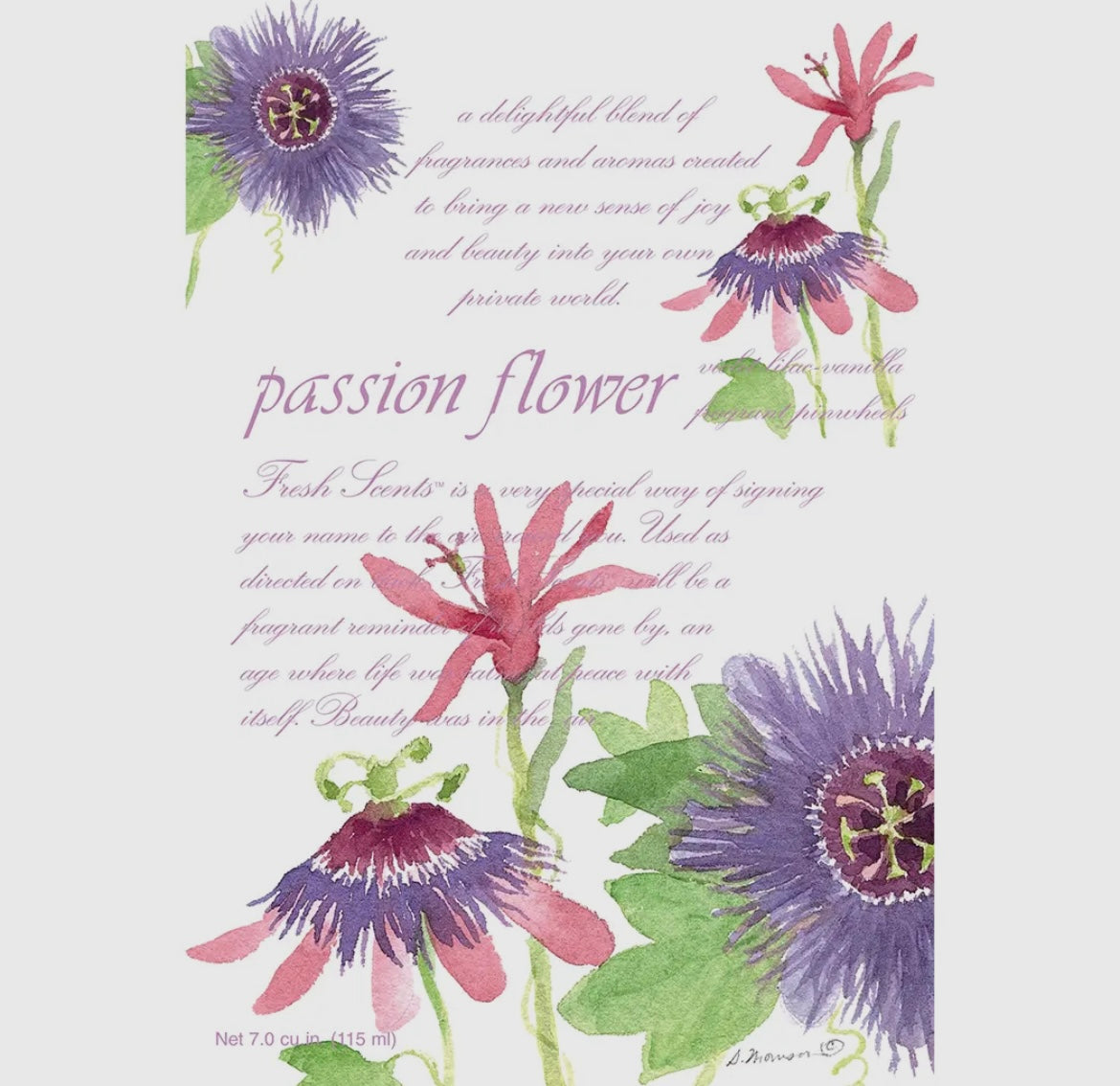 Fresh Scents Passion Flower Sachet