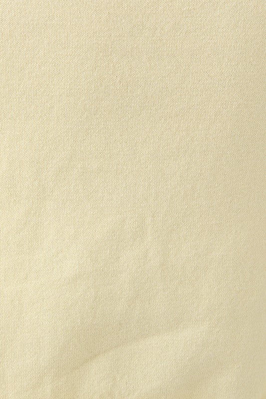 Butter Yellow Crop Knit Top