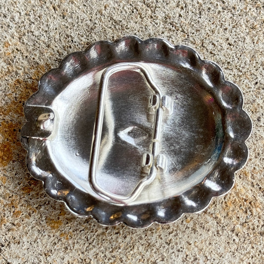 Silver Concho Buckle