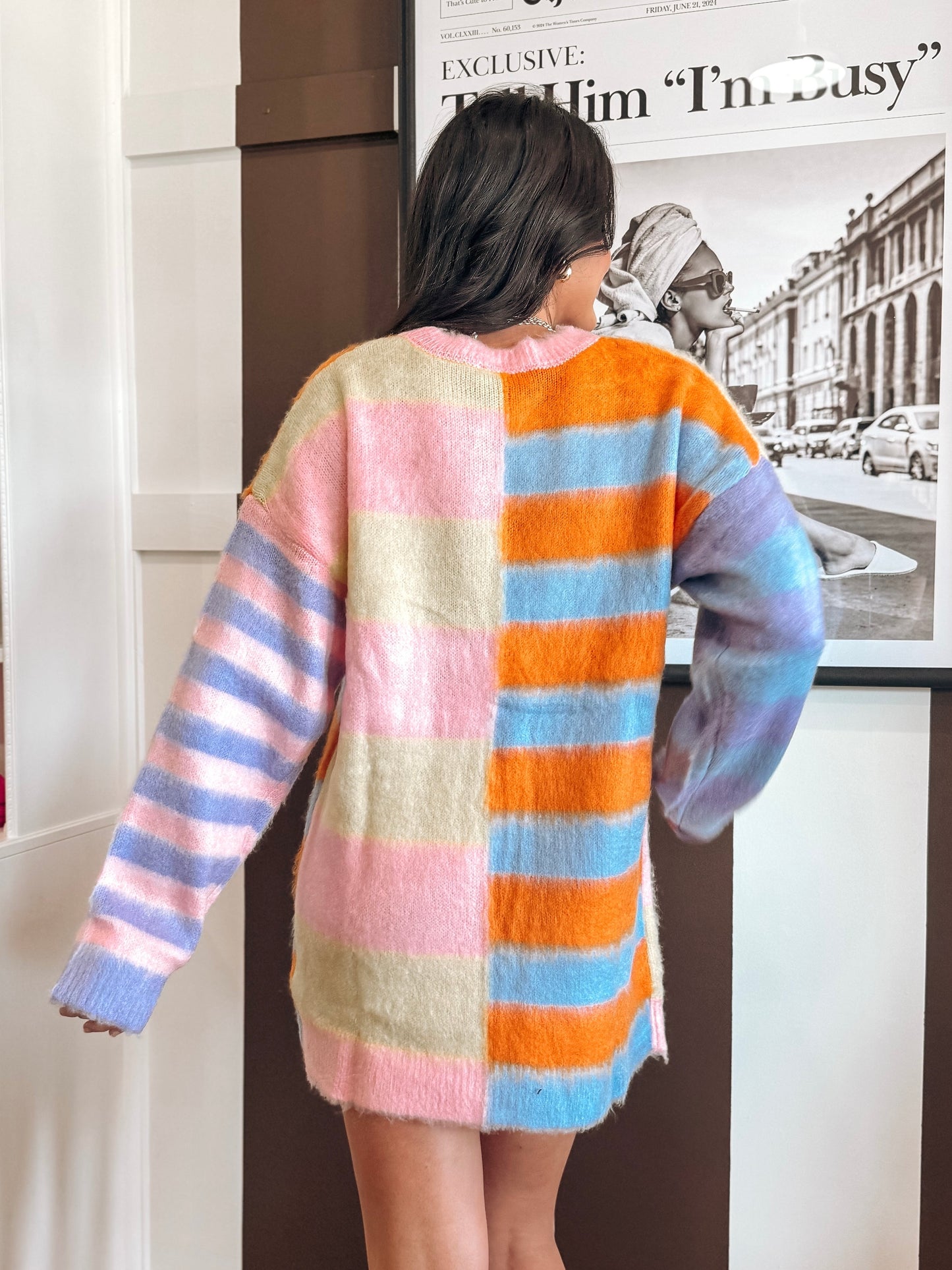 Lemon Lime Stripe Sweater