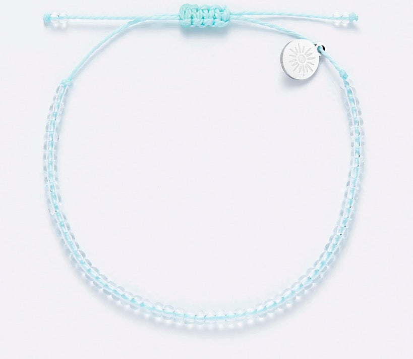 Light Blue Mini Beaded