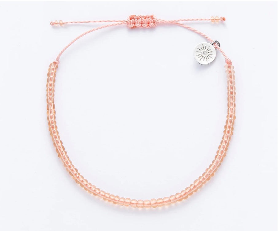 Salmon Mini Beaded Bracelet