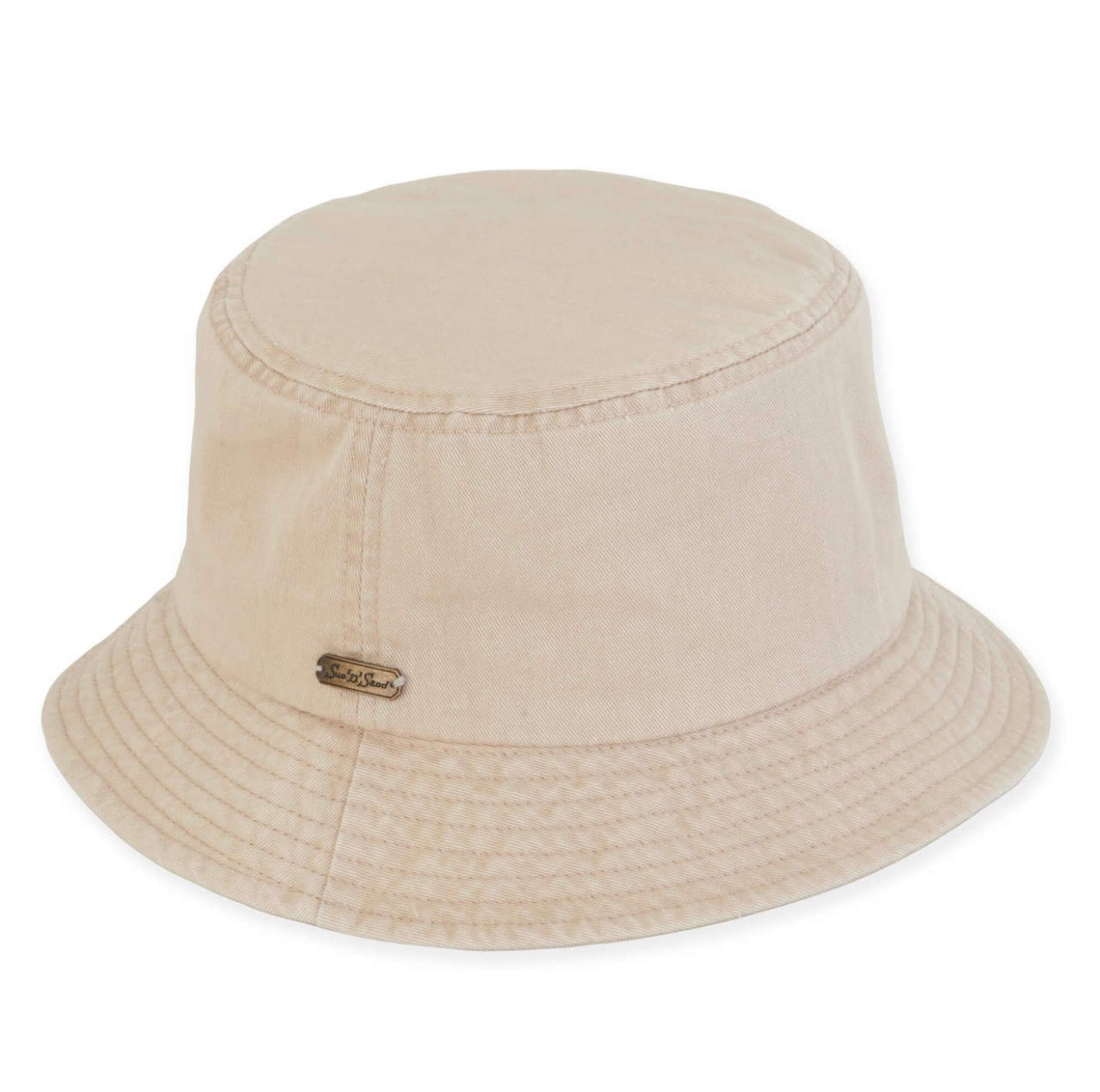 Khaki Cotton Bucket Hat