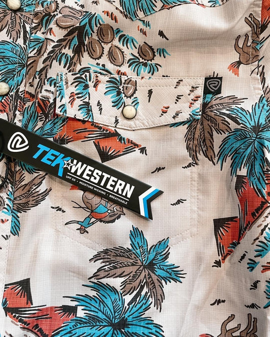 R&R Tropical SS Pearl Snap