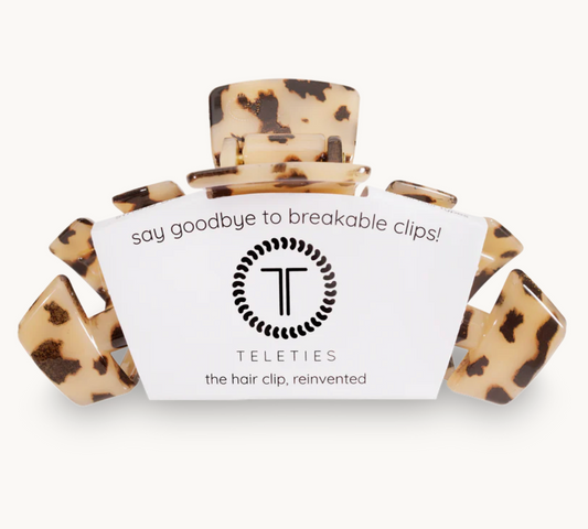 Teleties Blonde Tortoise Claw Clip Large