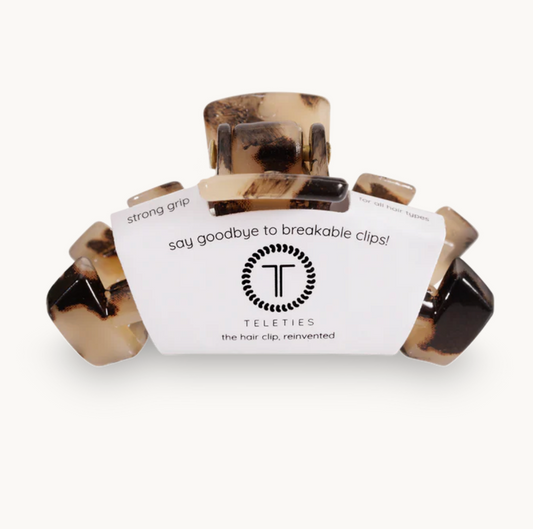 Teleties Classic Blonde Tortoise Tiny Hair Clip