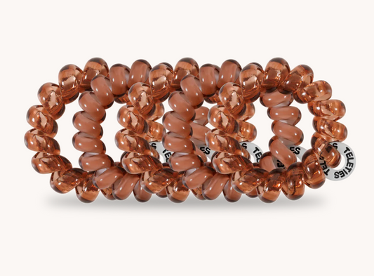 Teleties Mocha Mousse Tiny Hair Ties