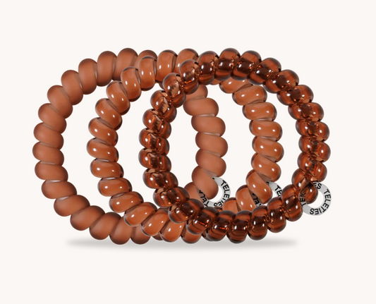 Teleties Mocha Mousse Small Hair Ties