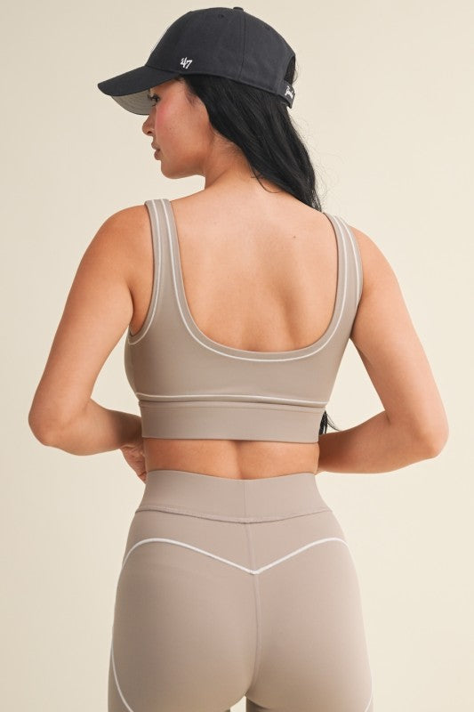 Ecru High Rise Contour Leggings PREORDER