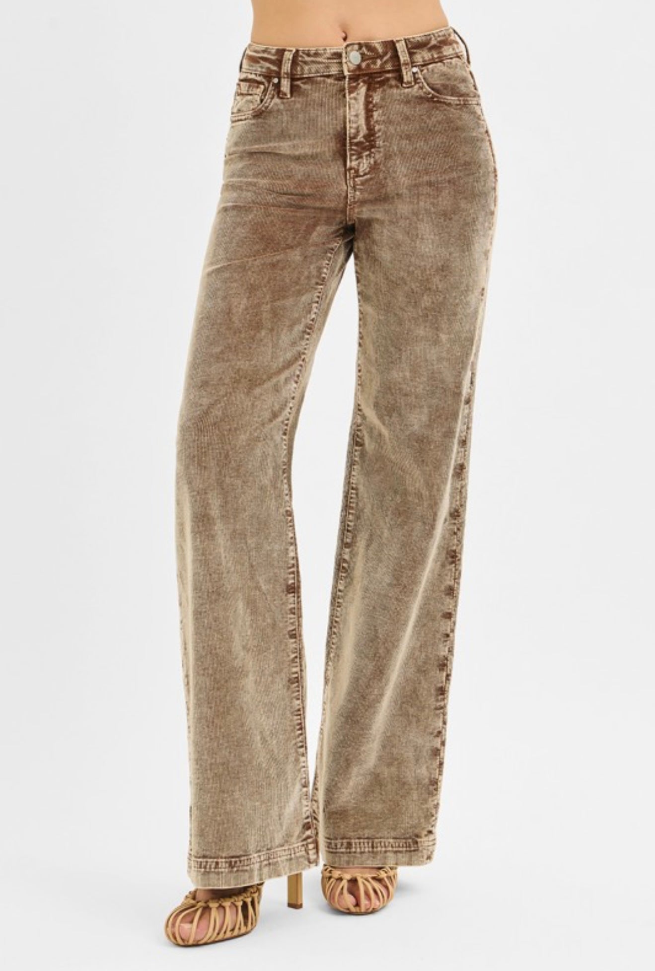 Mocha Corduroy Wide Leg