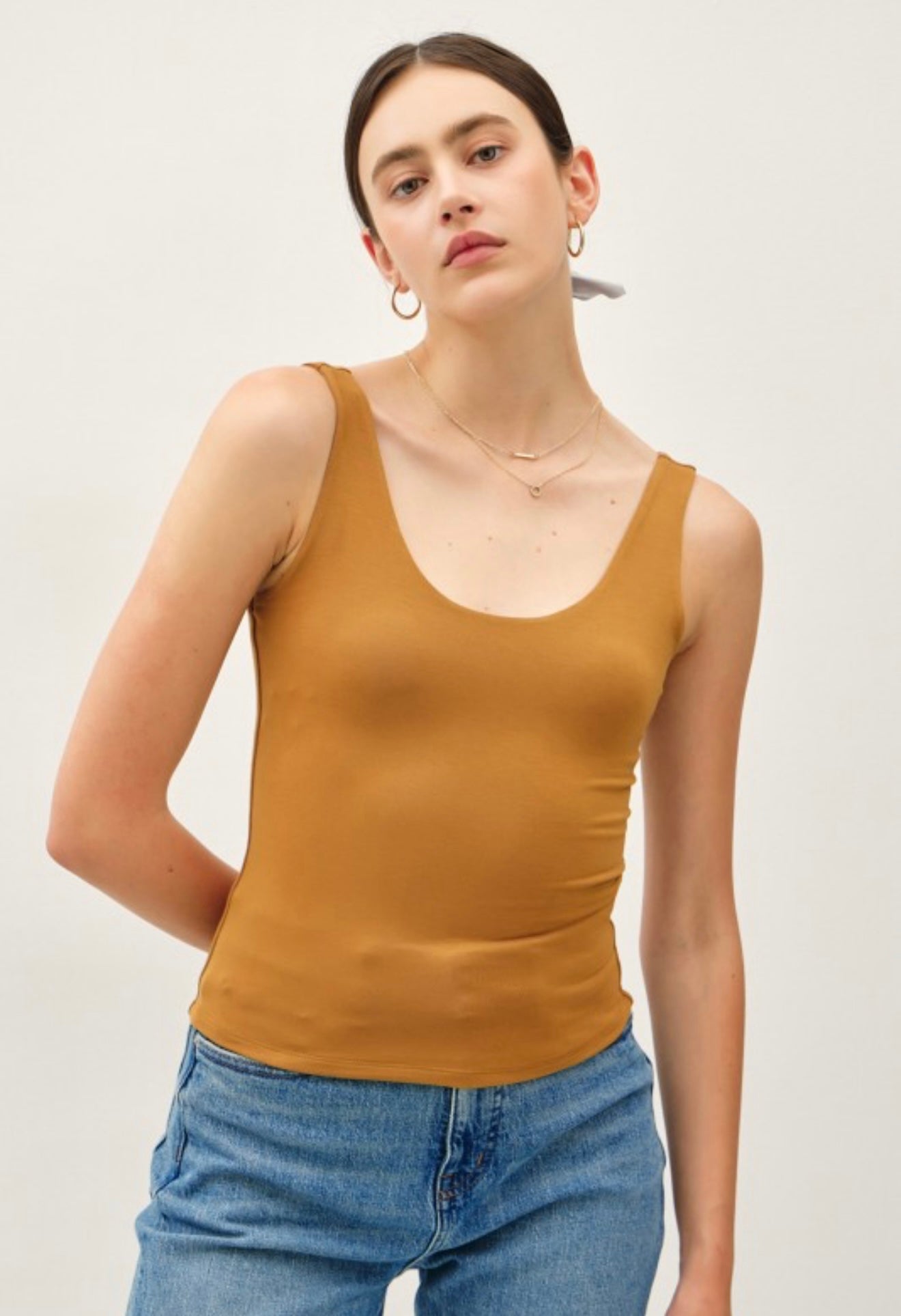 Barley Scoop Neck Tank
