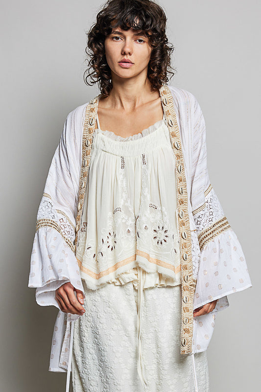 Ivory Kimono Cover / Dress
