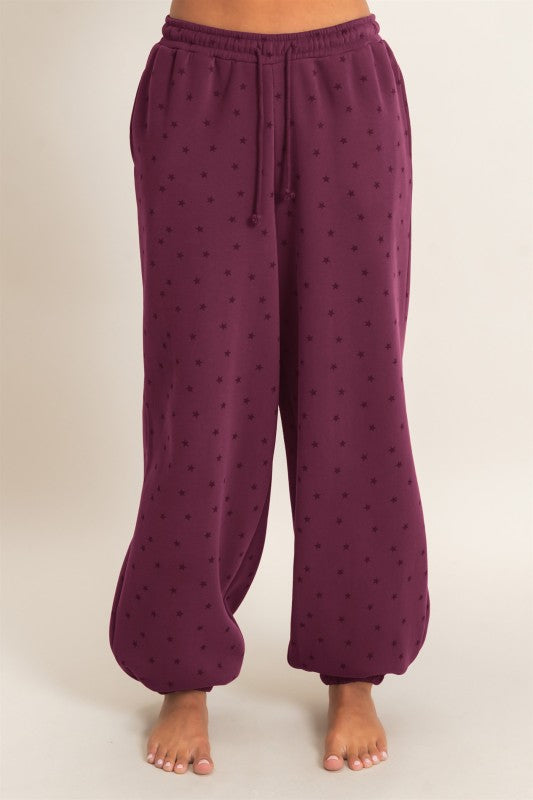 Cherry Cola Star Joggers