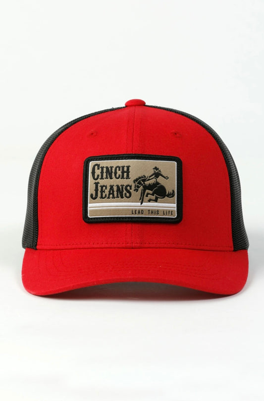 Cinch Red Trucker Hat