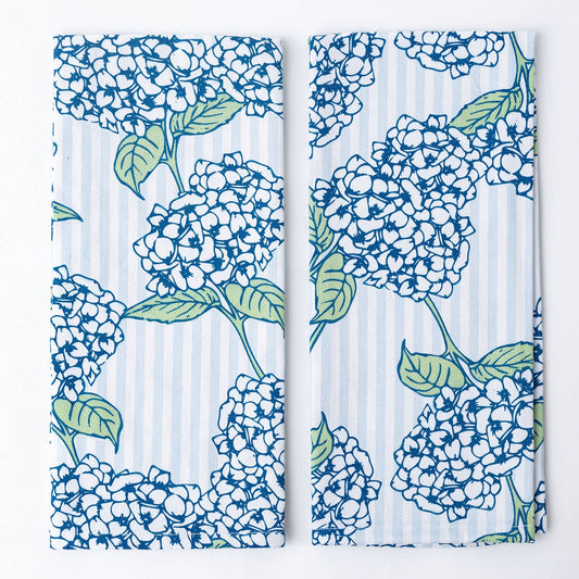 Hydrangea Stem Kitchen Towel Set - PREORDER