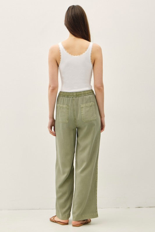 White Lace Trim Tank