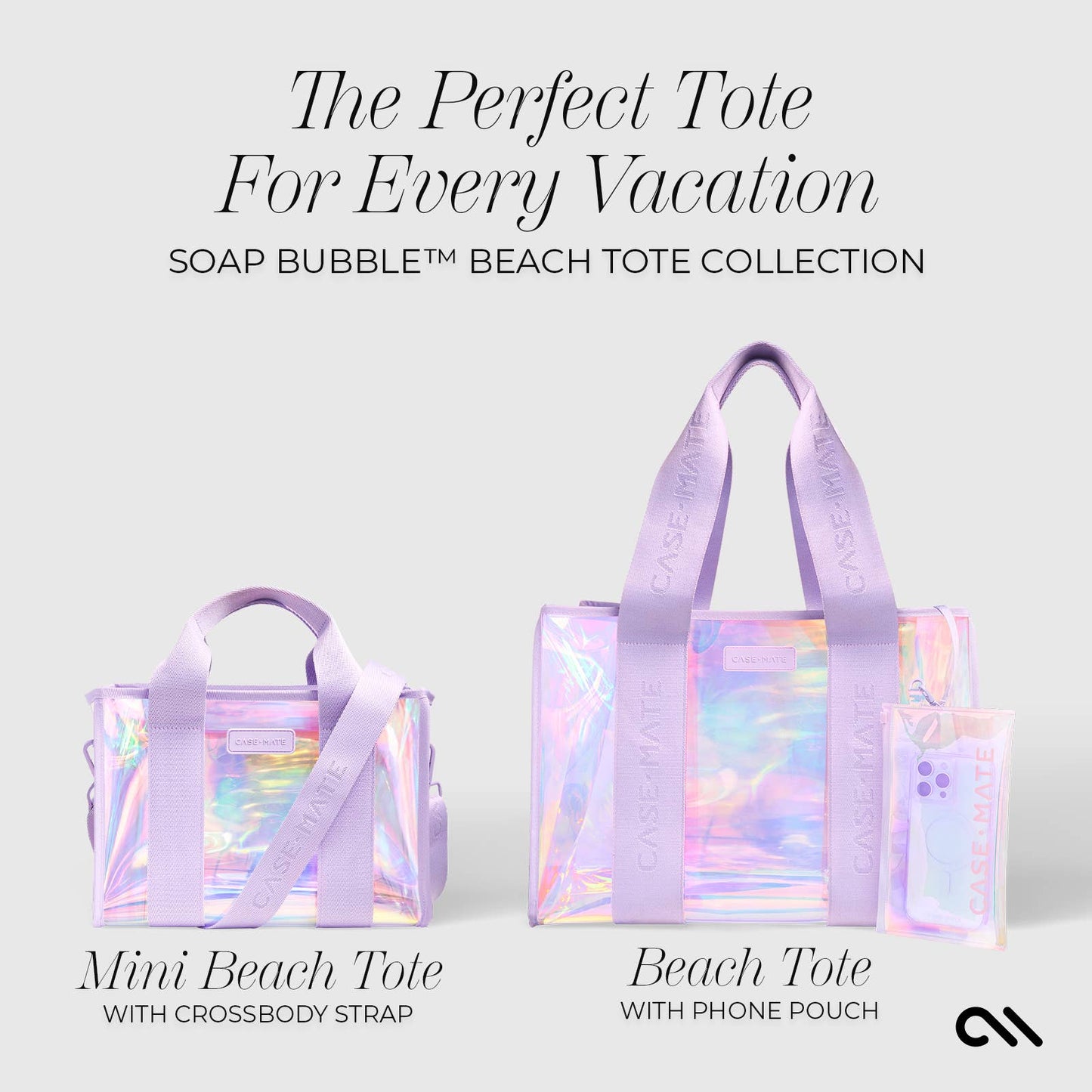 Case-Mate Soap Bubble Mini Zip Tote