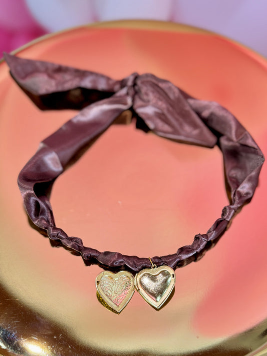 Coco Gold Heart Twilly