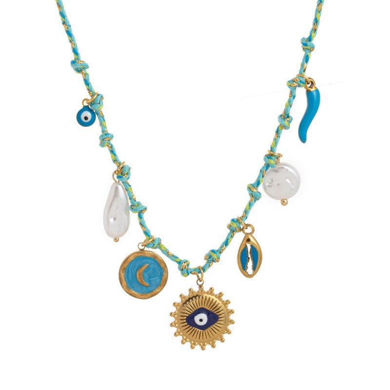 Mermaid Corded Charm Necklaces