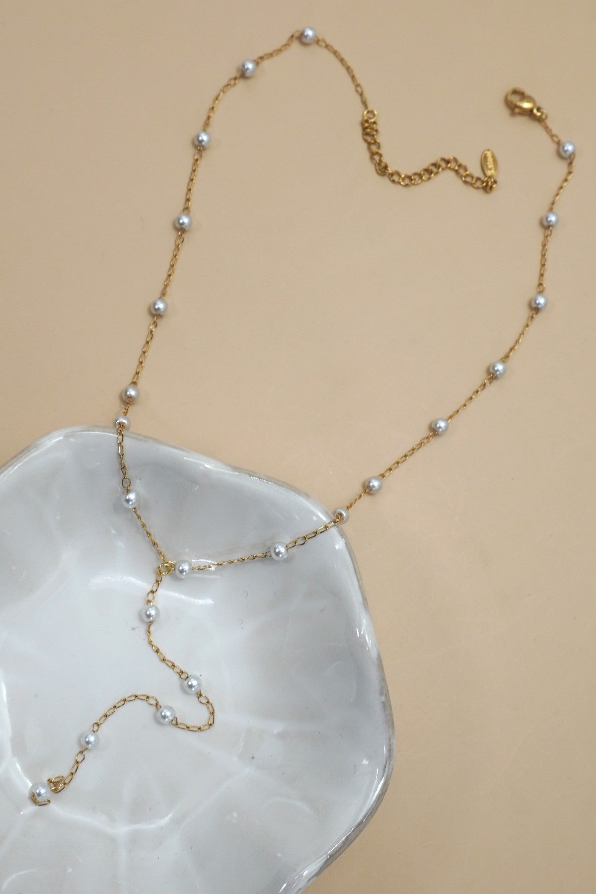 Pearl Y Drop Necklace