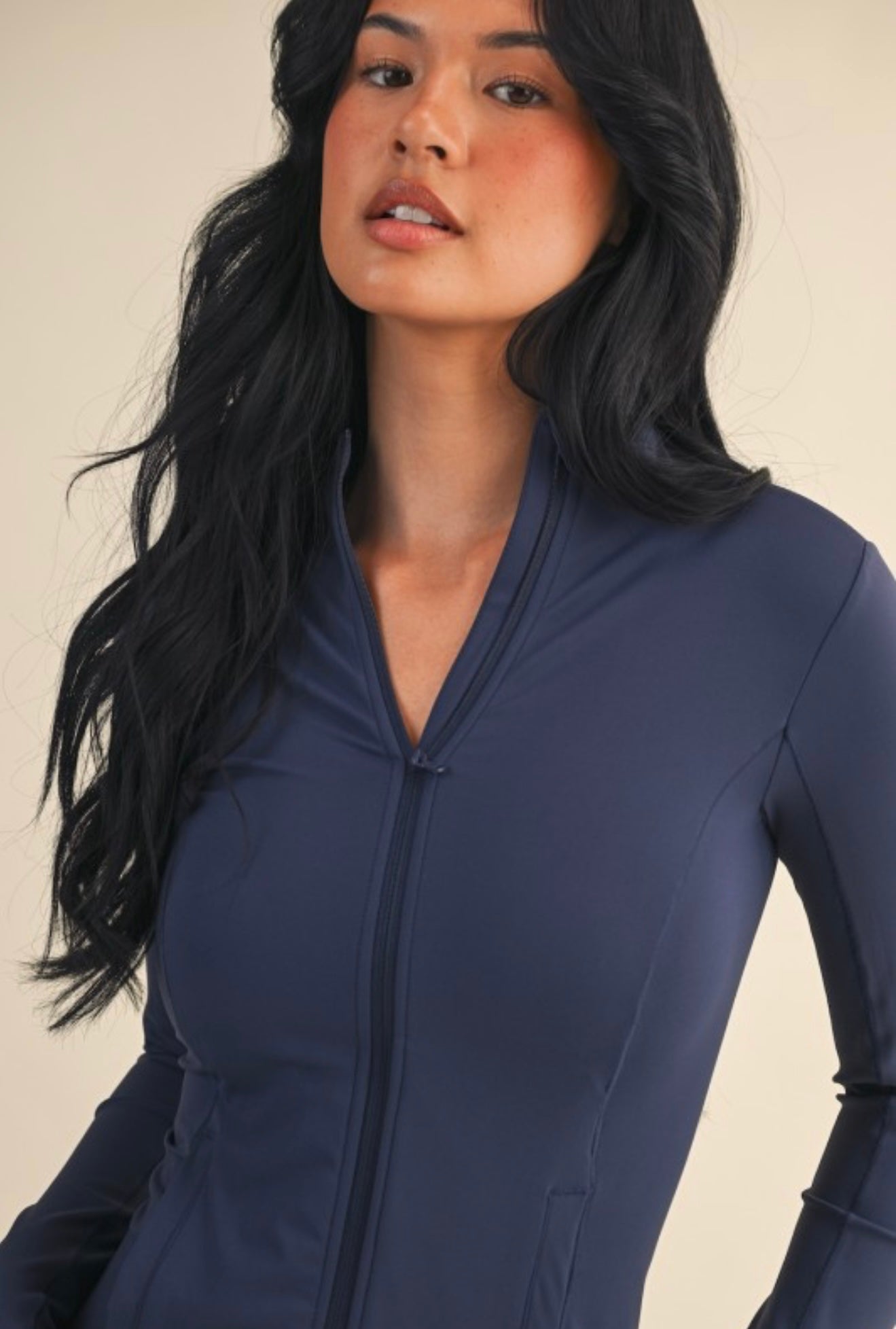 Navy Fitted Jacket
