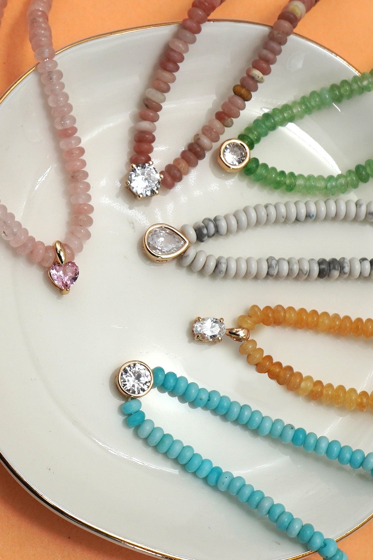 Natural Semi Precious Stone Necklace