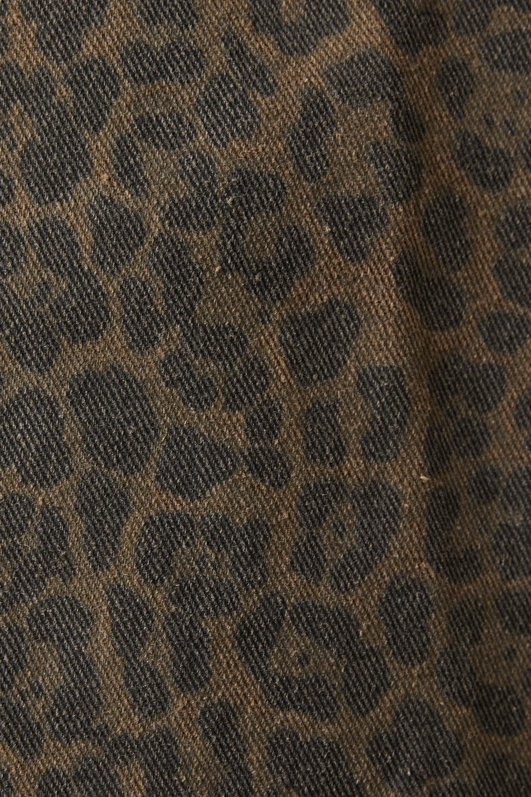 Leopard Denim Skort