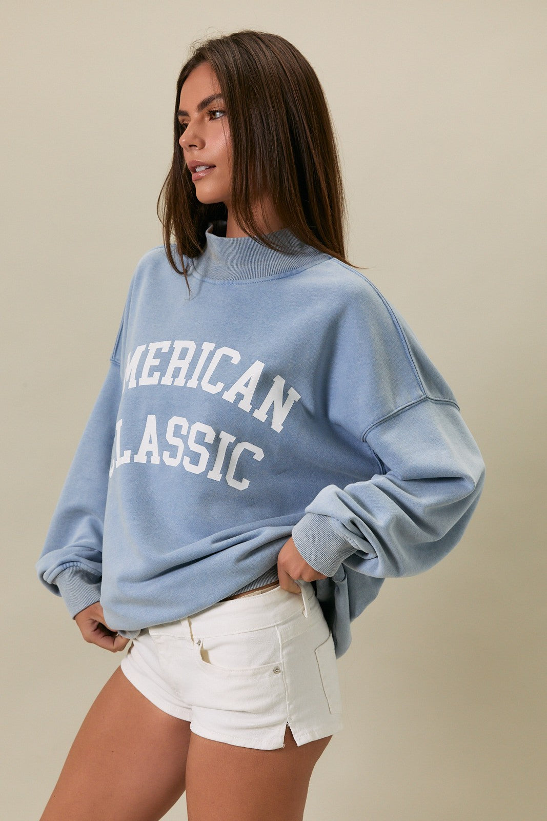 American Classic Reversible Mock Neck