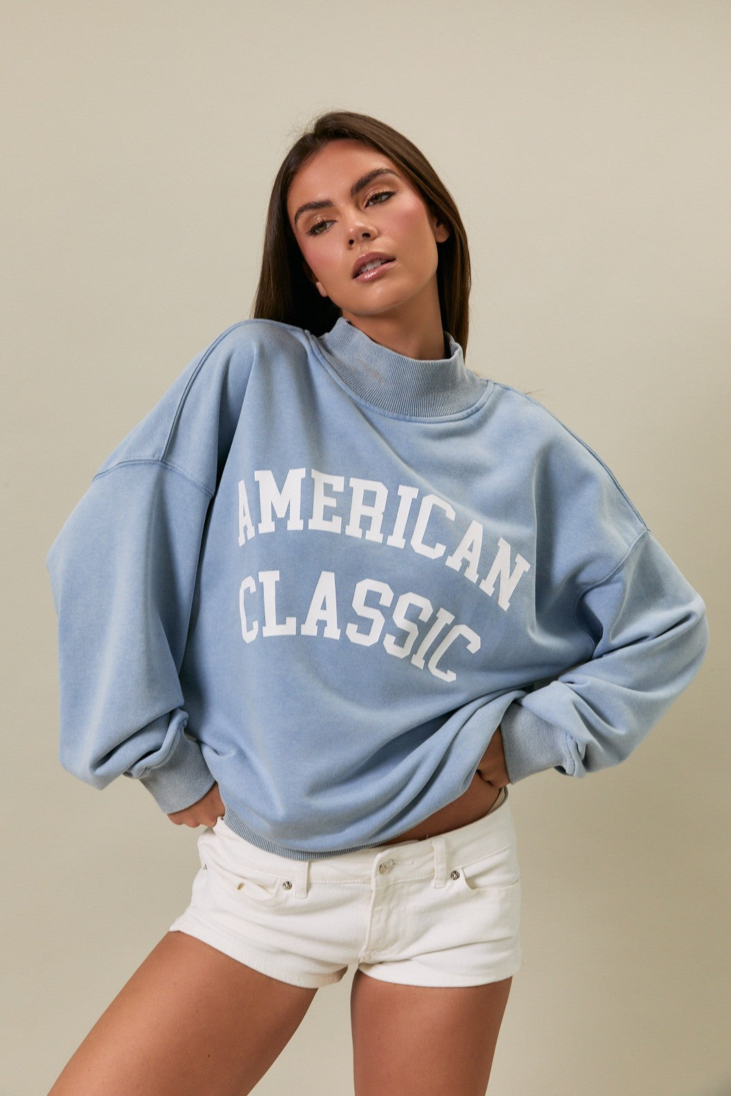 American Classic Reversible Mock Neck