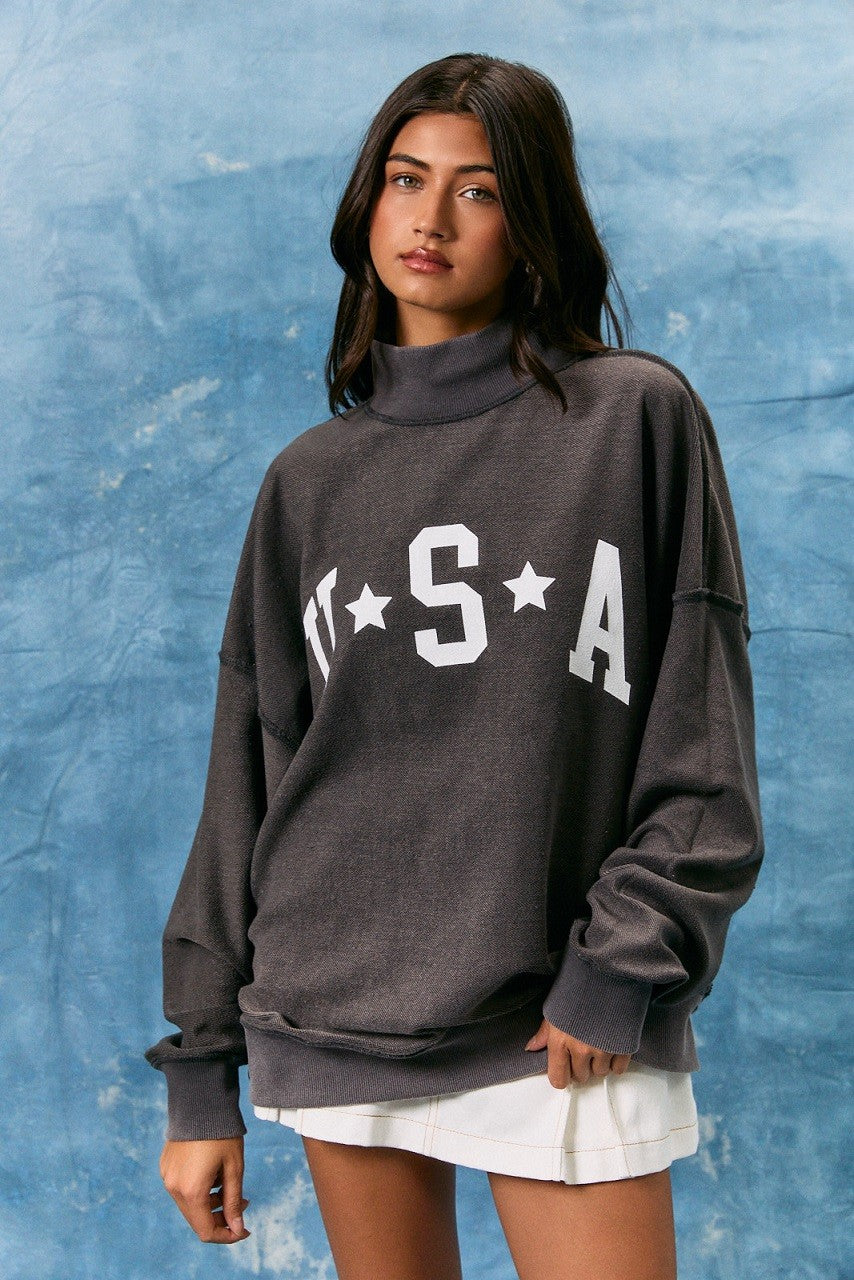 American Classic Reversible Mock Neck
