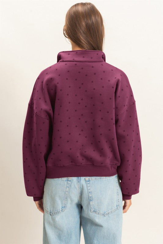 Cherry Cola Star Pullover