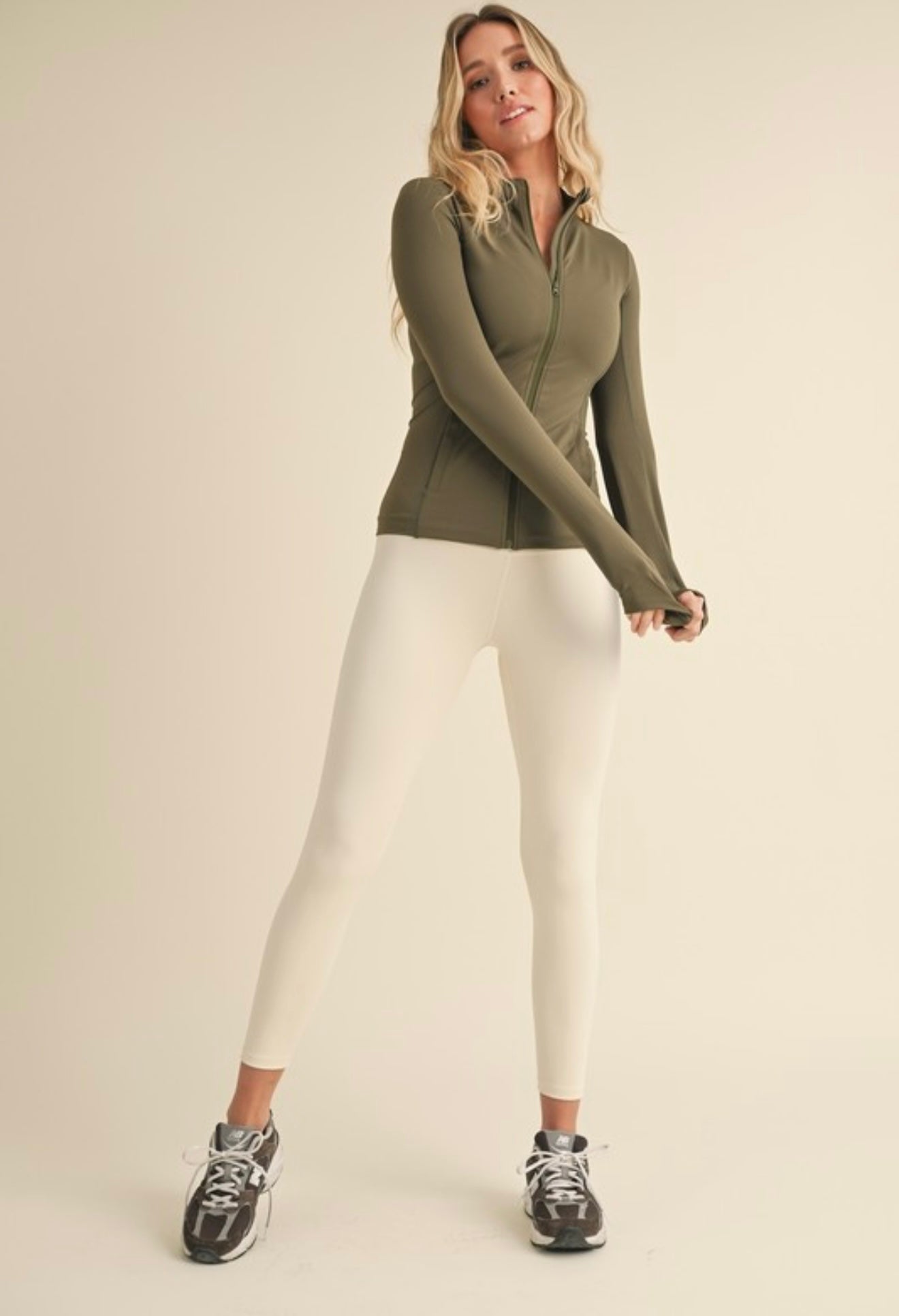 Olive Fitted Jacket
